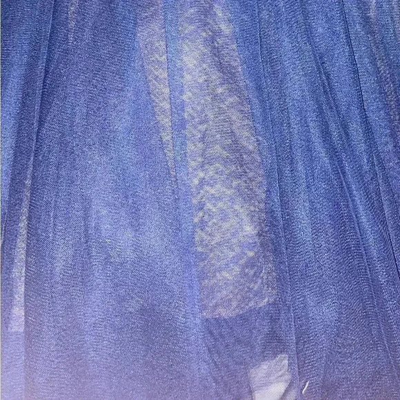 Adriana Papell Navy strapless gown, size 8 - Picture 8 of 8